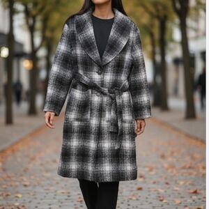 Avec Les Filles Women's Tweed Topcoat Size M NWT'S